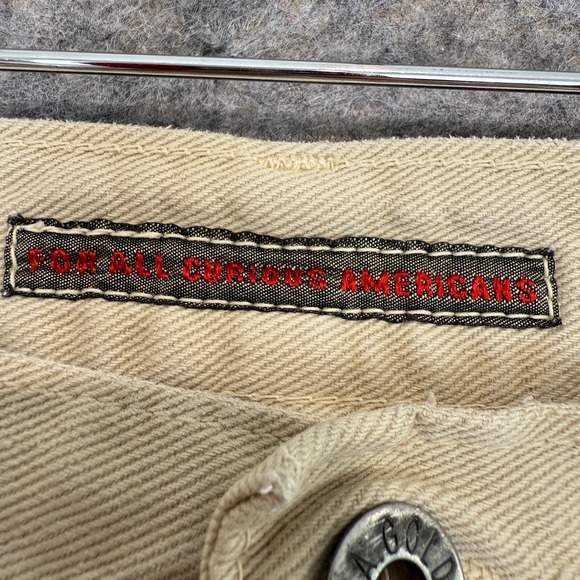 Agolde Keny Jeans Pants Womens 29 High Rise Beige Straight Leg Designer USA - Picture 6 of 16